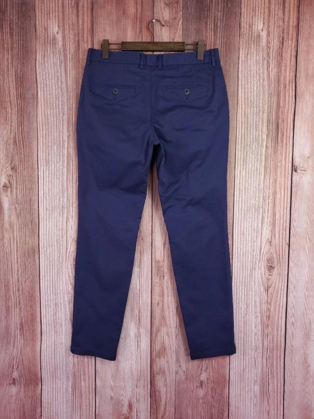 NWT Perk Clothing Feel Good Chino Mens 34x32 (31.5 Inseam) Slim Fit Stretch Navy